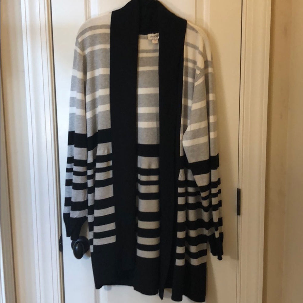 Color block cardigan plus 22/24